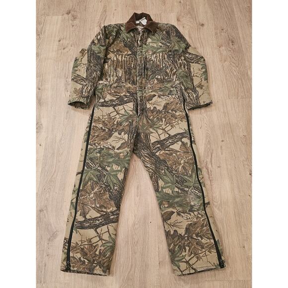 Vintage Walls Blizzard Pruf Coveralls Men’s M Realtree Camo Quilted Insulated - Picture 1 of 12